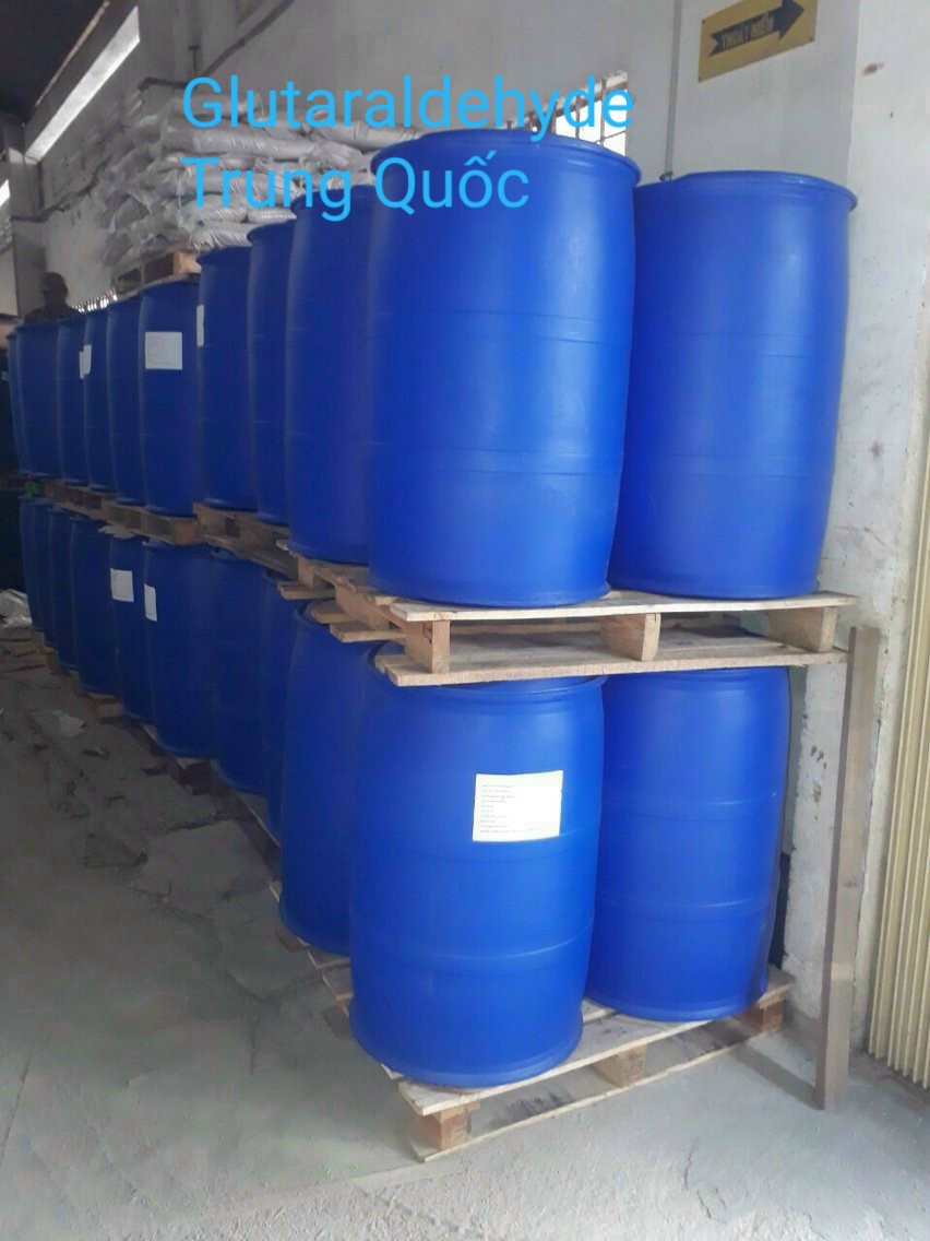 Glutaraldehyde Trung Quốc, phuy 220 kg